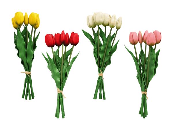 Fleurs artificielles, set de 5