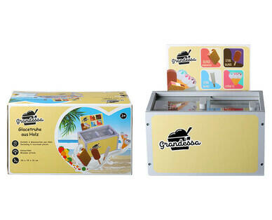 GRANDESSA 
 KINDER-GLACETRUHE AUS HOLZ