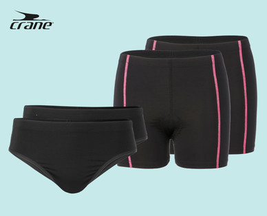CRANE Damen-/Herren-Radfahr-Unterhose, Doppelpkg.