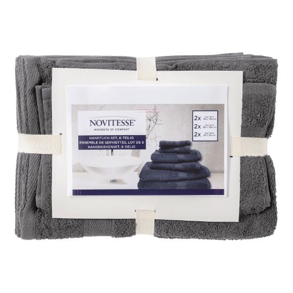 NOVITESSE(R) Lot de serviettes, 6 pcs