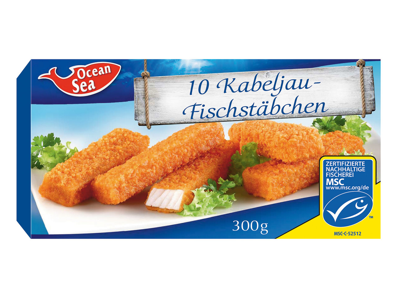 OCEAN SEA Kabeljau-Fischstäbchen
