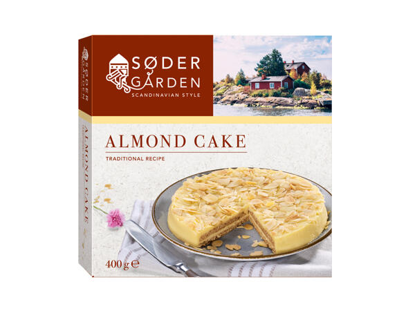 Almond Cake with a Cream Filling