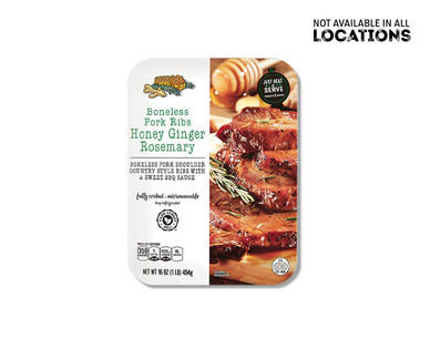 Park Street Deli Mango BBQ or Honey Ginger Rosemary Boneless Pork Ribs