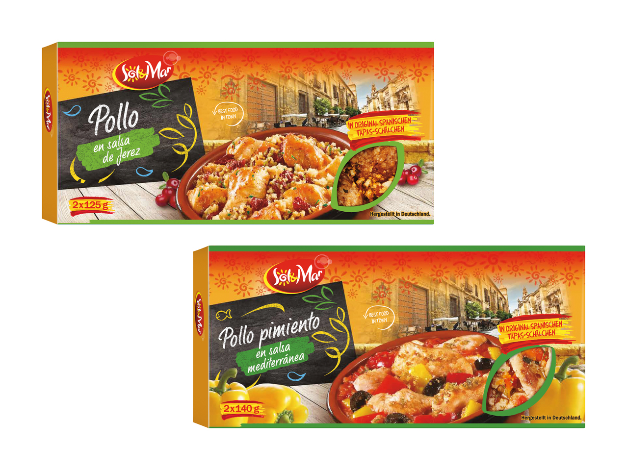 Tapas de poulet dans des ramequins en terre cuite