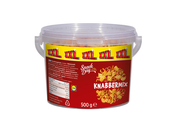 Knabbermix im Kübel 500 g