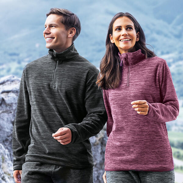 Mikrofleece-Troyer "Space Dyed"