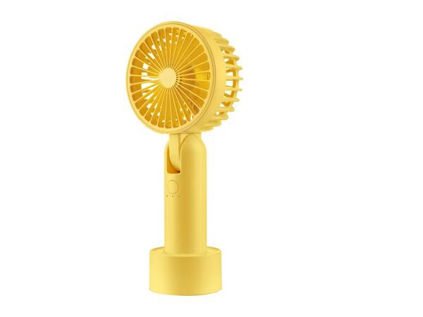 Silvercrest Yellow Portable Fan