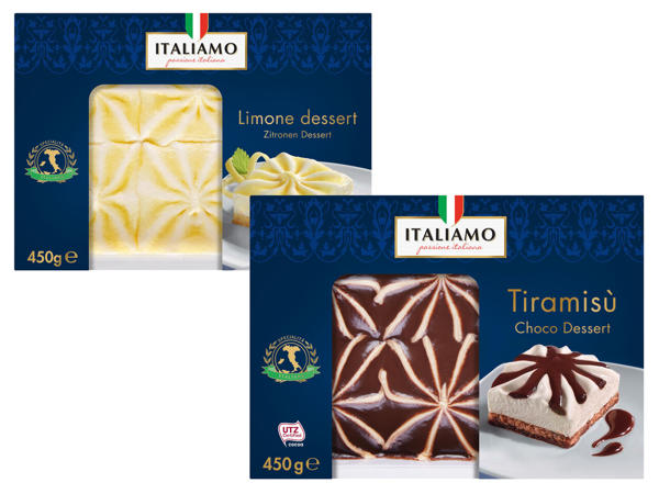 ITALIAMO Tiramisù oder Limonedessert