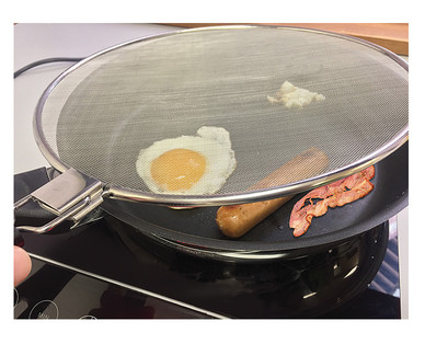 Crofton Stainless Steel Splatter Screen Set or Steamer Insert