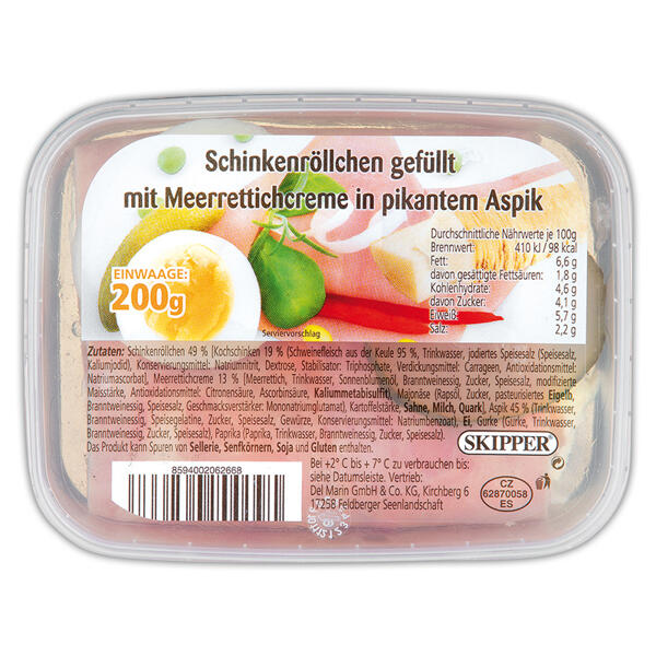 Schinkenröllchen