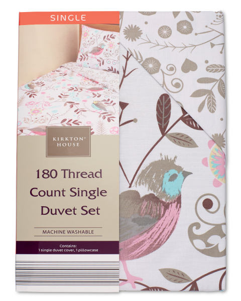 Birds Single Duvet Set