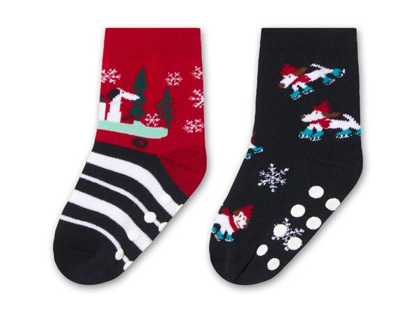 Kleinkinder/​Kinder Thermosocken, 2 Paar