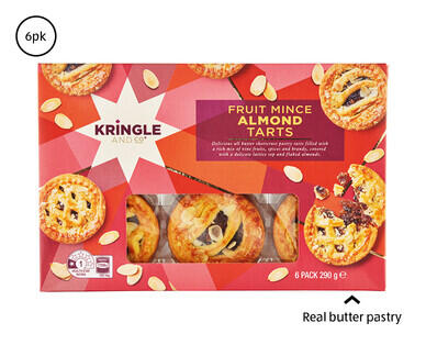 Jamaican Rum or Almond Fruit Mince Tarts 6pk/290g