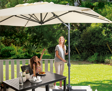 Parasol suspendu en aluminium GARDENLINE(R)