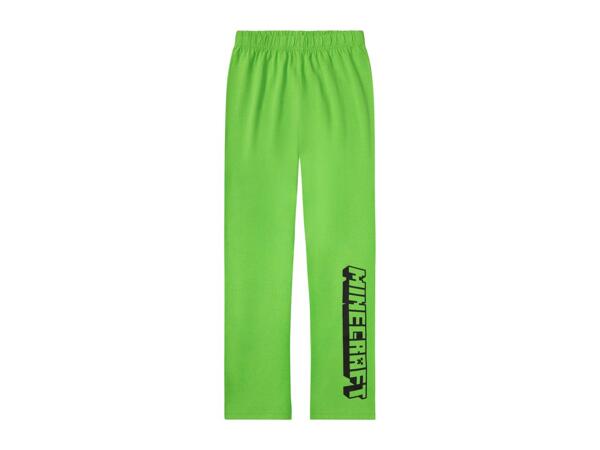 Minecraft Kids' Character Pyjamas - Black & Green
