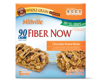 Millville 90 Calorie Fiber Now Bars