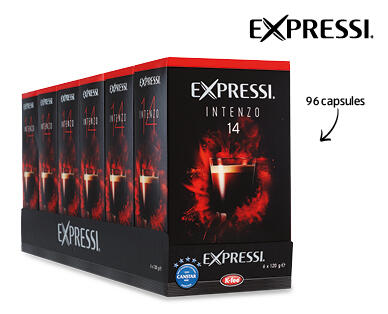 Expressi Intenzo #14 Coffee Capsule Value Pack 6 x 16pk