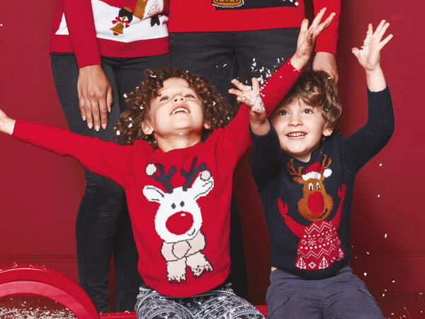 Kinder Weihnachtspullover
