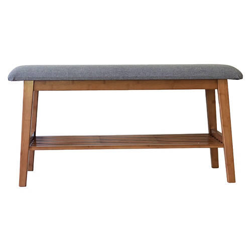 2 Tier Bench, Gray