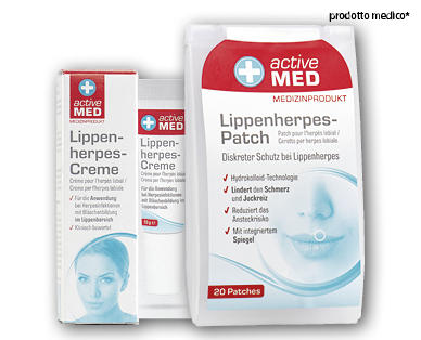 Crema/Cerotti per herpes labiale ACTIVE MED