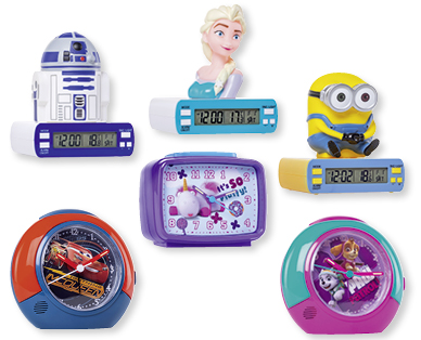 CARS/STAR WARS/PAW PATROL™/DESPICABLE ME/DISNEY FROZEN Kinderwecker