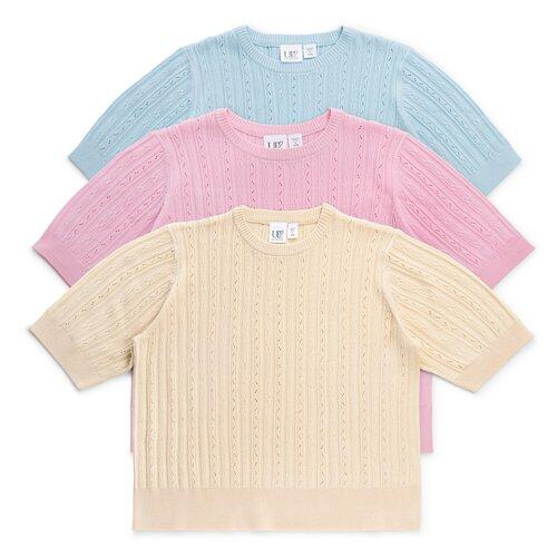 UP 2 FASHION WOMEN Strickpullover kurzarm