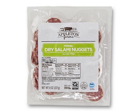 Appleton Farms 
 Black Truffle or Fennel Bite-Size Salami