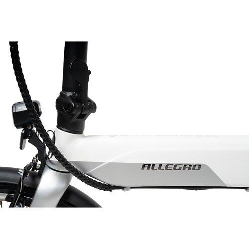 ALLEGRO E-Clips II AFU°02 Fold, Purewhite + Silverado, 33 cm