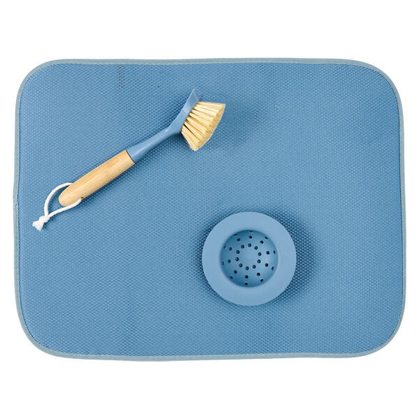 Easy Home Blue Sink Cleaning Set - 3pc