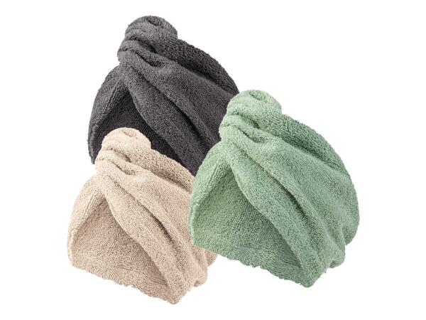 Hårturban med knapp