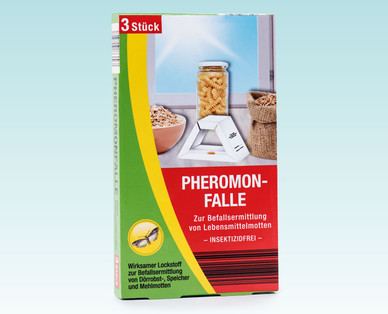Pheromonfalle gegen Lebensmittelmotten