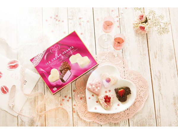 Heart Shaped Ice Cream Pralines