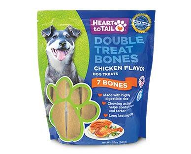 Heart to Tail 
 Double Treat Bones Bacon & Cheese or Chicken