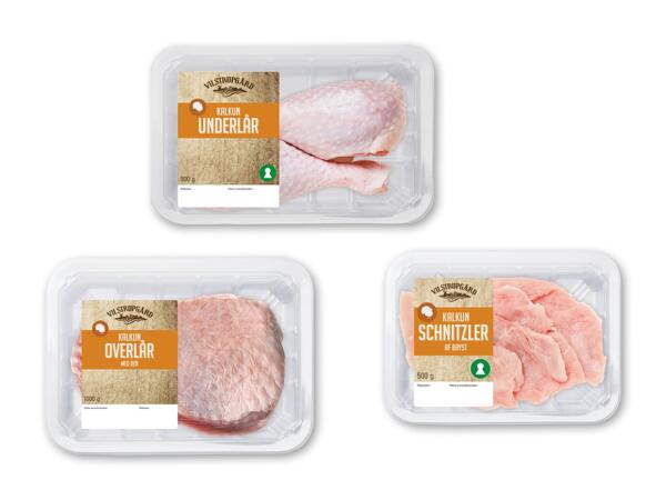 VILSTRUPGÅRD Kalkununderlår, -overlår eller -schnitzler af brystfilet
