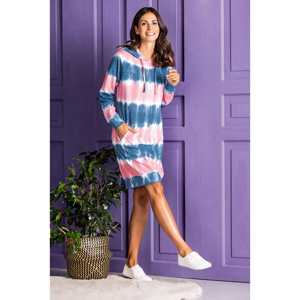 Sweat-Kapuzenkleid