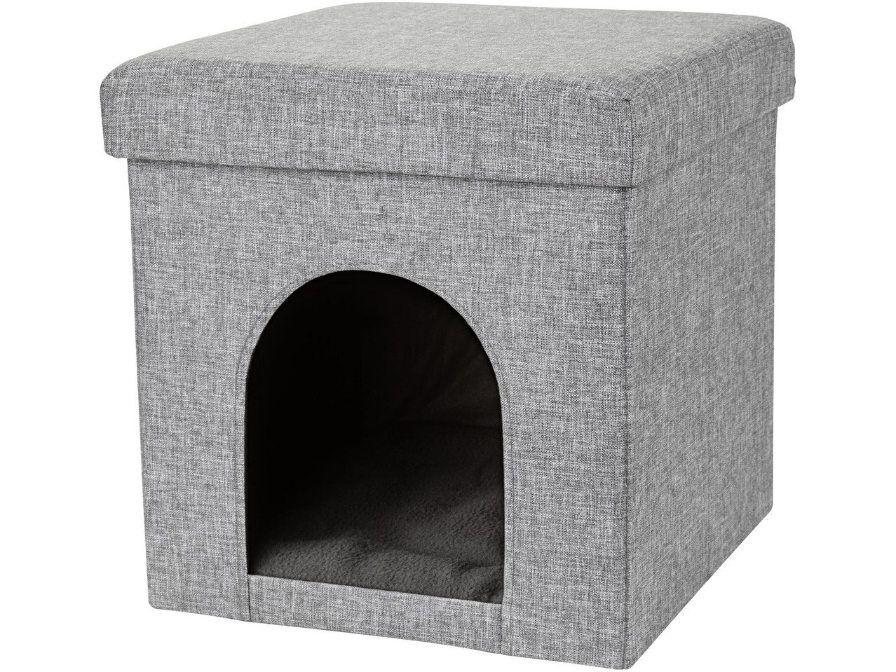 Stool with Cat Cave