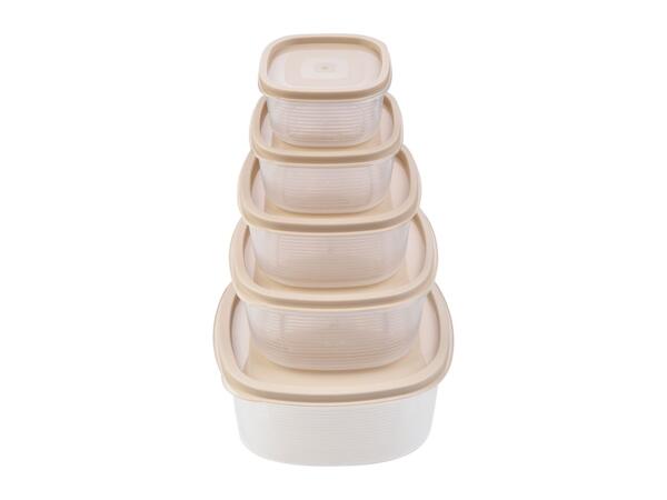 Livarno Home Food Storage Container Set - 5 Pack