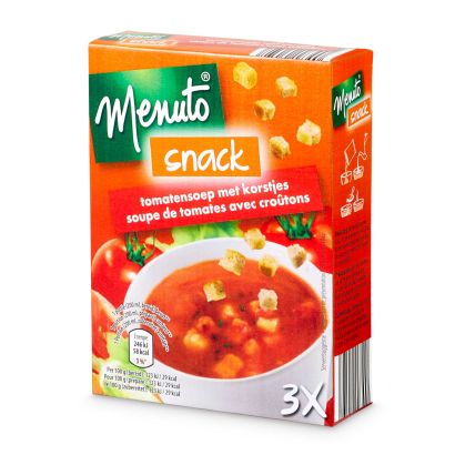 Potage instantané crunchy, 3 pcs