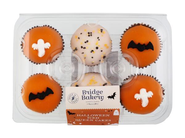 Halloween Iced Queen Cakes