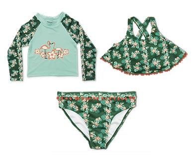 Lily & Dan Toddler or Girls' 3-Piece Swimsuit