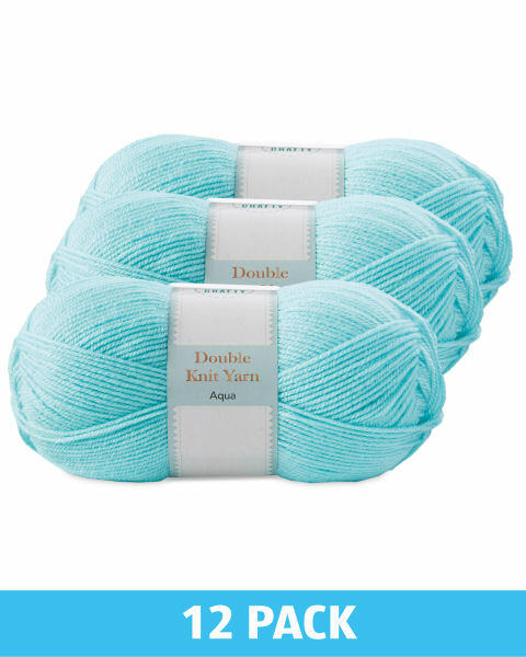 Aqua Double Knitting Yarn 12 Pack