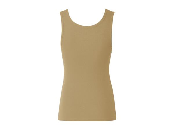 Esmara Ladies' Brown Vest Tops - 2 Pack