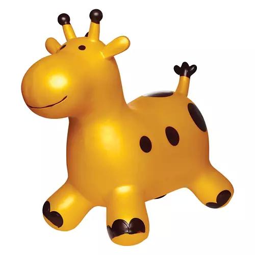 Inflatable Giraffe Hopper with Pump