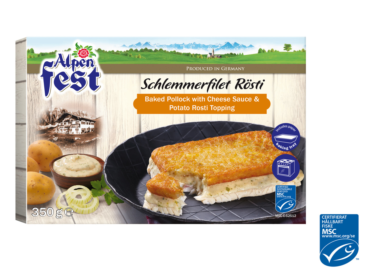 ALASKA POLLOCK MED RÖSTI