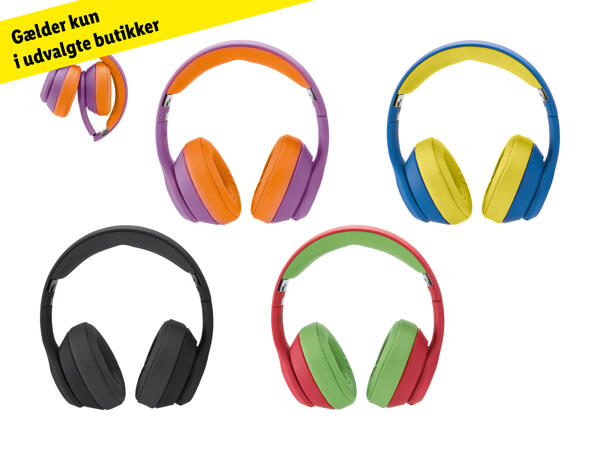 SILVERCREST(R) Bluetooth(R) on-ear hovedtelefoner