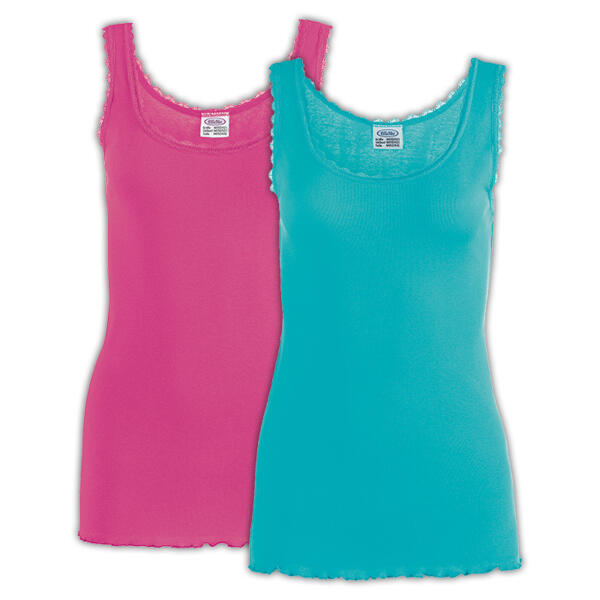Top mit Spitze 2er-Pack