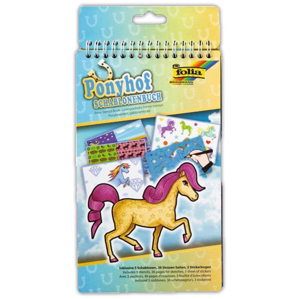 Ponyhof Schablonenbuch