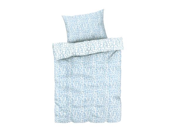 Livarno Home Microfibre Sateen Bedlinen - Single - Blue