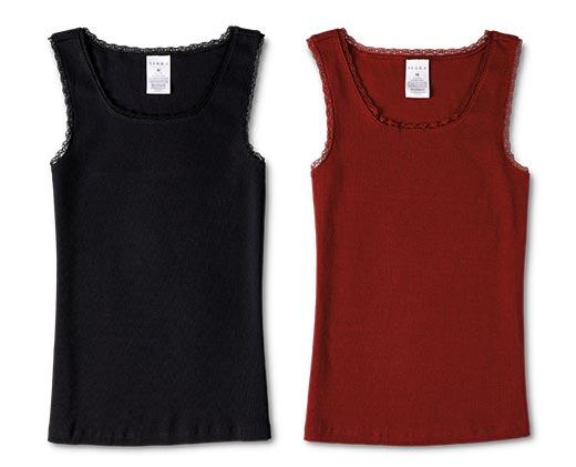 Serra Ladies 2 Pack Rib Top
