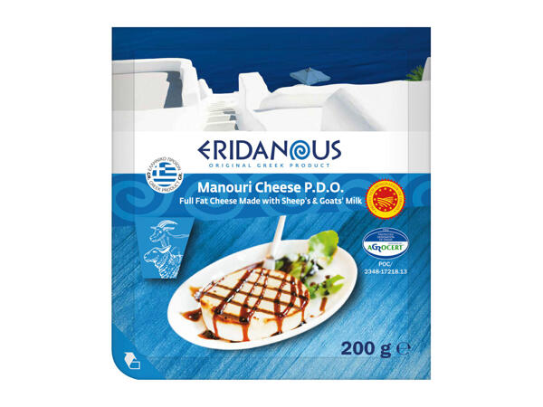 Eridanous Manouri Cheese PDO